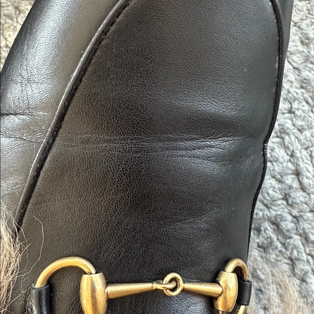 Gucci Princeton Fur Loafers - Picture 3 of 3